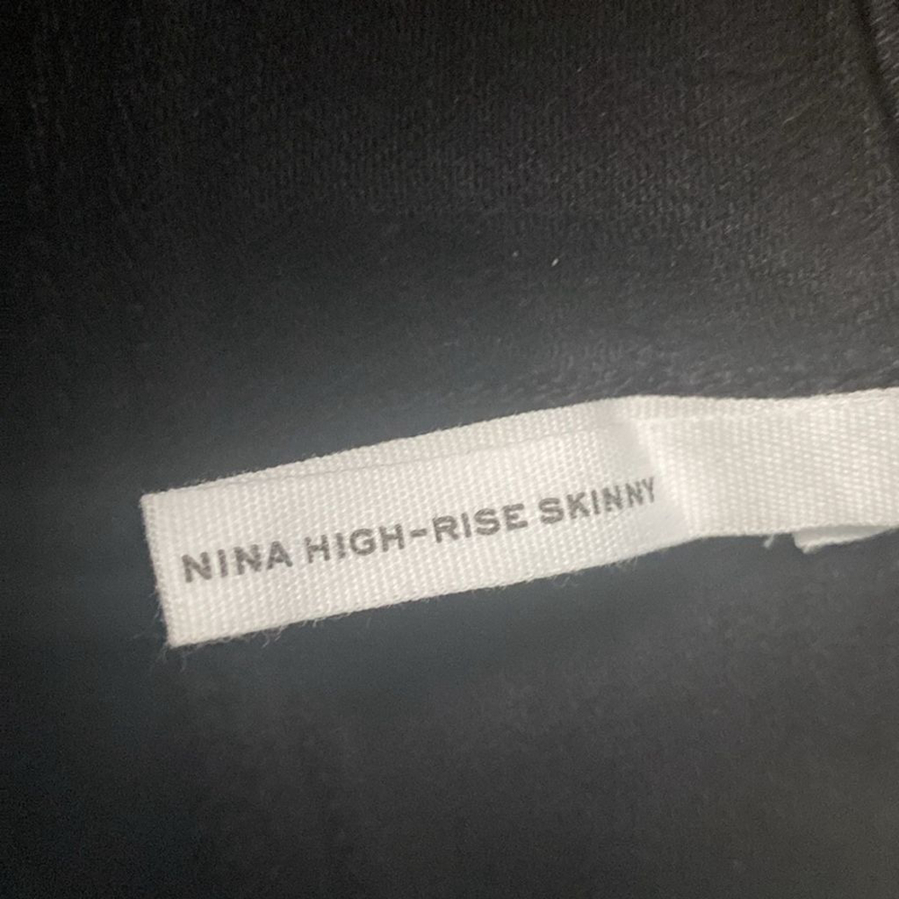NWT Rag and Bone Nina High Rise Skinny black Jeans Size 24 - Picture 13 of 16